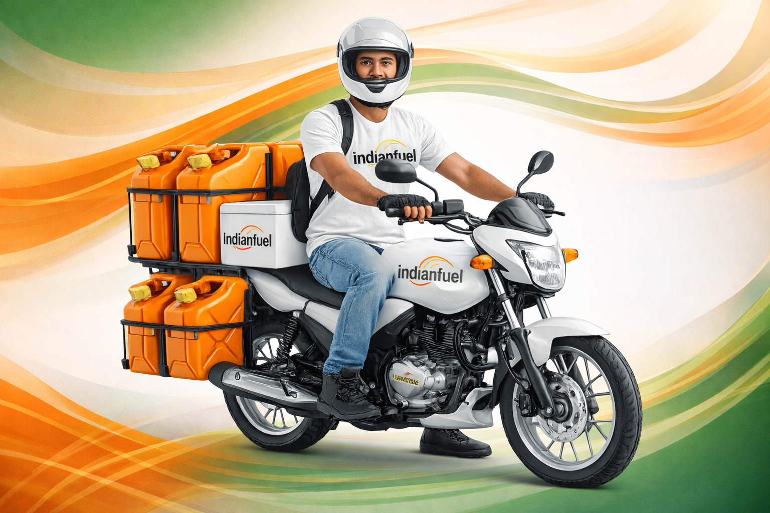 Portable fuel delivery using PESO-approved smart fuel containers by IndianFuel.